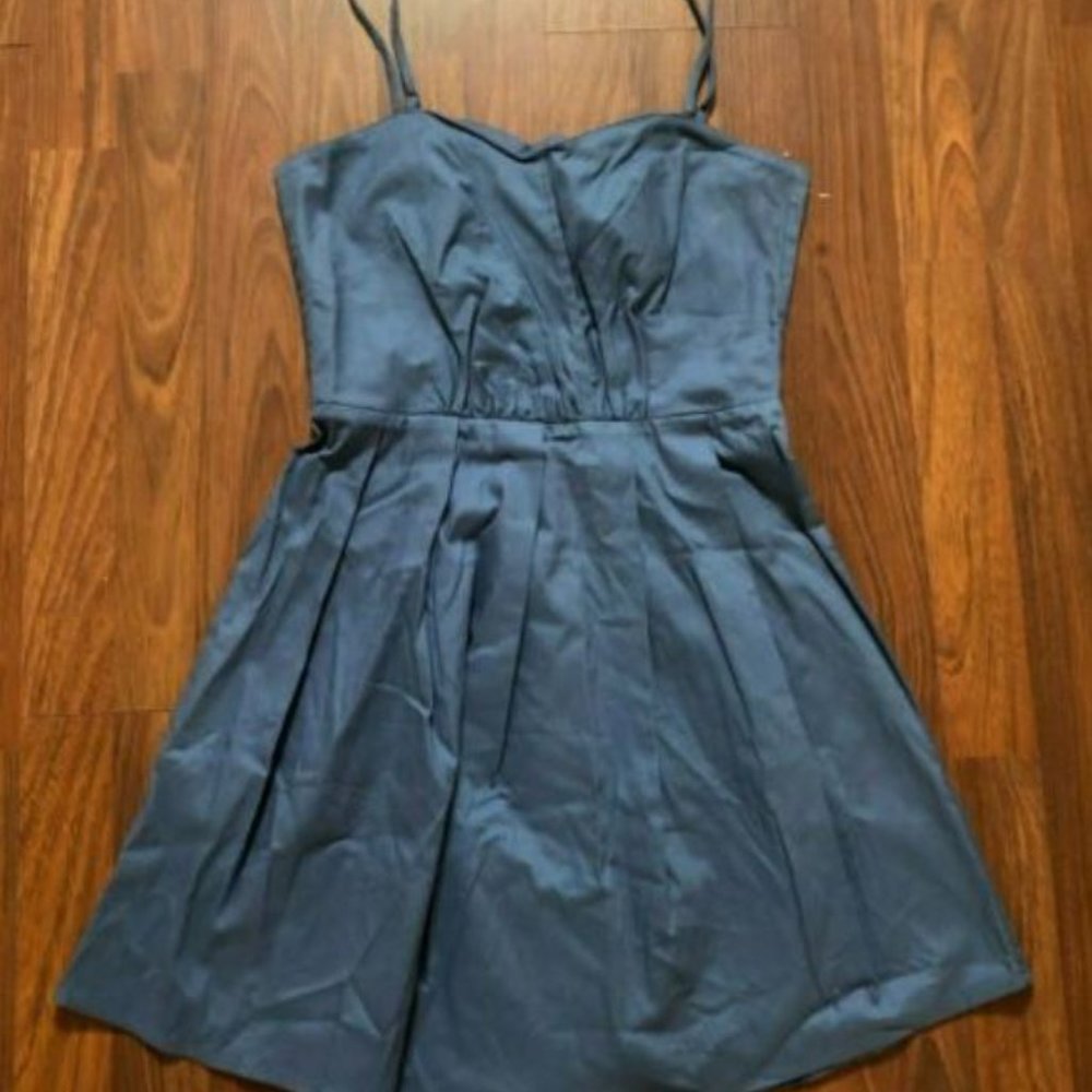 Patterson & Kincaid Sleeveless Blue Mini Dress New